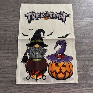 Halloween Trik or treat Garden Flag Decoration  12"x18"